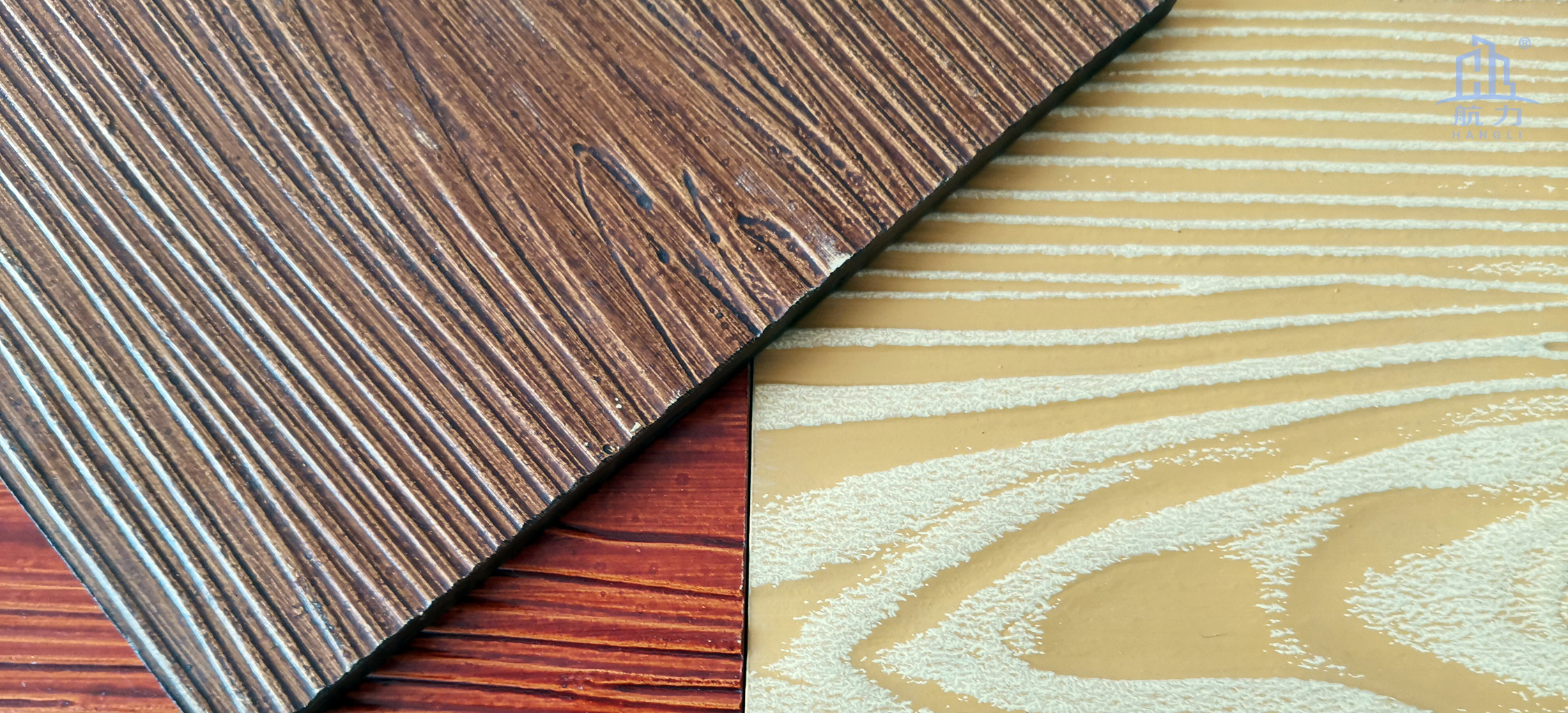 木紋系列適合于高檔別墅和居民樓房、舊房改造或者大型旅游景區(qū)、輕鋼別墅的正面，外墻和內(nèi)墻裝飾使用。鋪貼方式有披疊、干掛和直接上膠。板材的耐火性強(qiáng)，質(zhì)量輕，長度可達(dá)3.05米。相比起瓷磚較為輕質(zhì)，比木板更耐用。